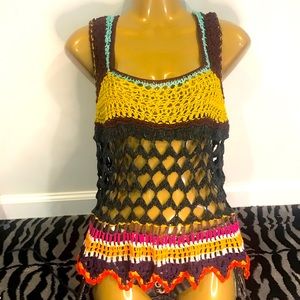 Free People crochet tank